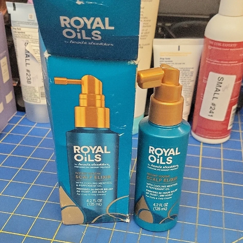Royal Oils Scalp Elixir Cooling Menthol & Peppermint 125ml New Bottle in Box